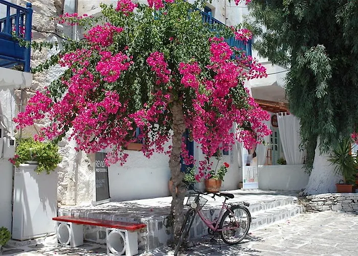 Orange Antiparos Town
